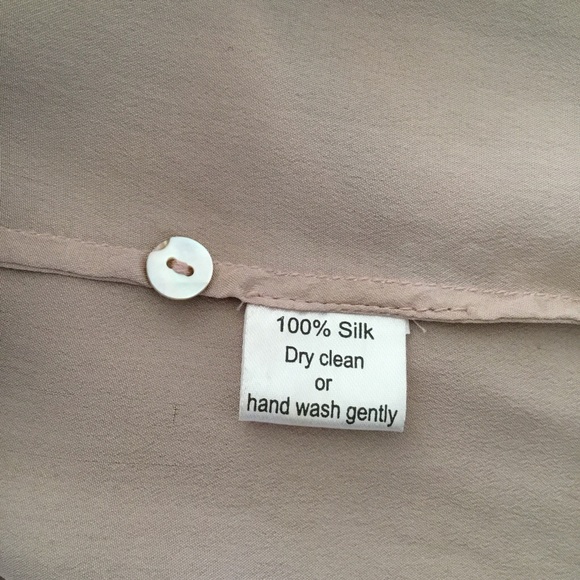 Roberta Freyman Silk Tie Neck Blouse - Picture 6 of 7